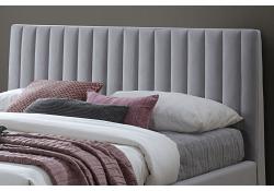 5ft King Size Albany Ligtht Grey Soft Velvet Fabric Upholstered Bed Frame 3